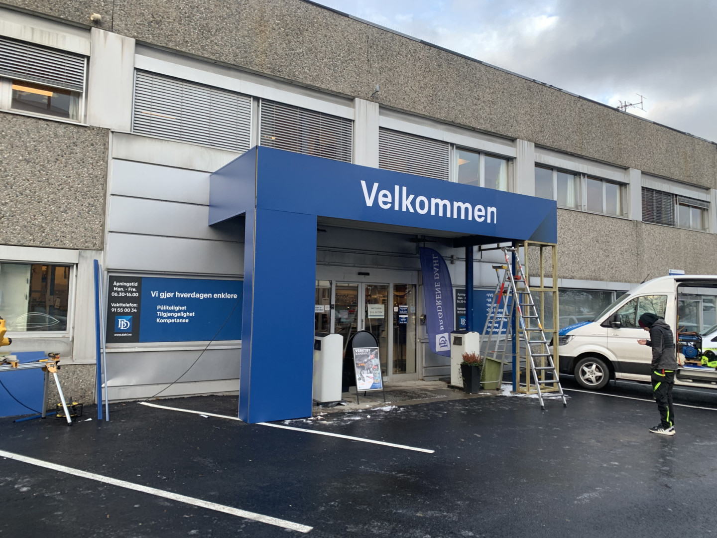 Delvis ferdig portal
