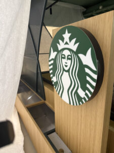 Starbucks fasadeskilt Lysskilt